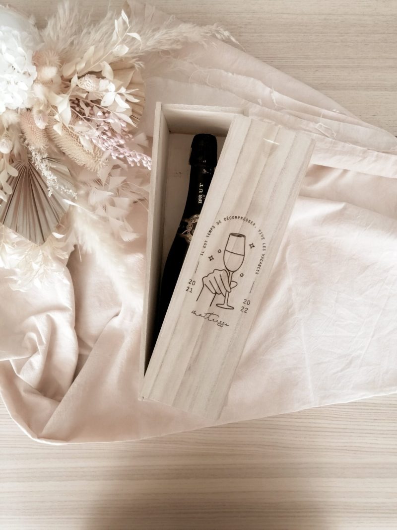 Coffret en bois - Maître et maîtresse 2 coffret en bois