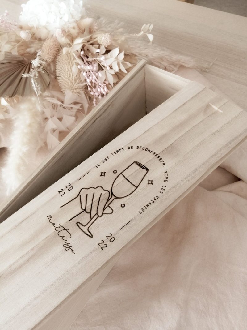 Coffret en bois - Maître et maîtresse 3 coffret en bois
