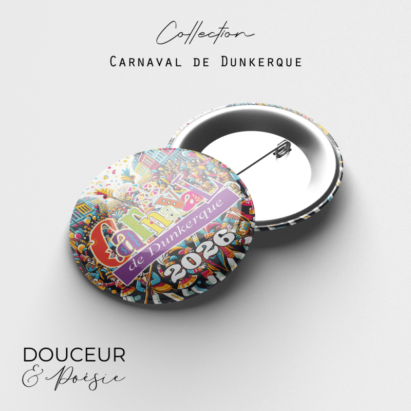 Badge Carnaval Dunkerque 2026 3 badge carnaval dunkerque 2026