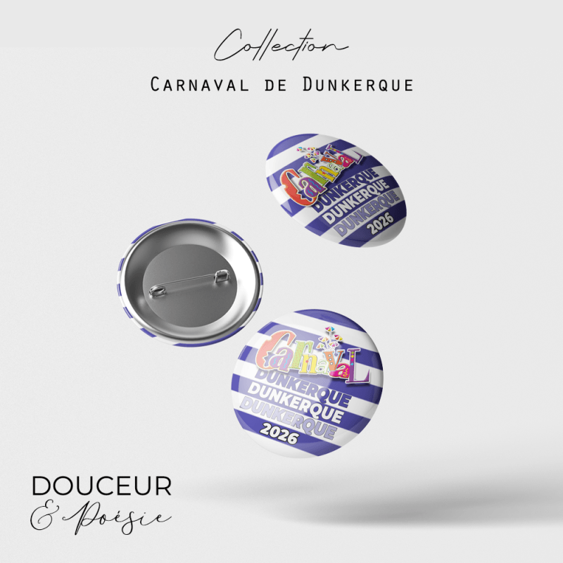 Badge Carnaval Dunkerque 2026 2 badge carnaval dunkerque 2026