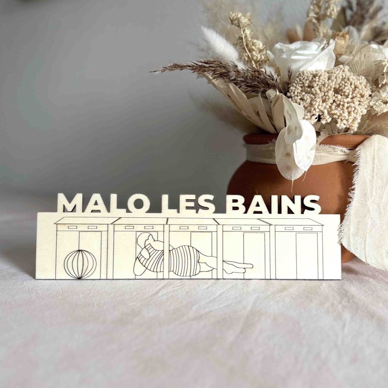 Décoration murale en bois Malo-Les-Bains 2 décoration murale en bois