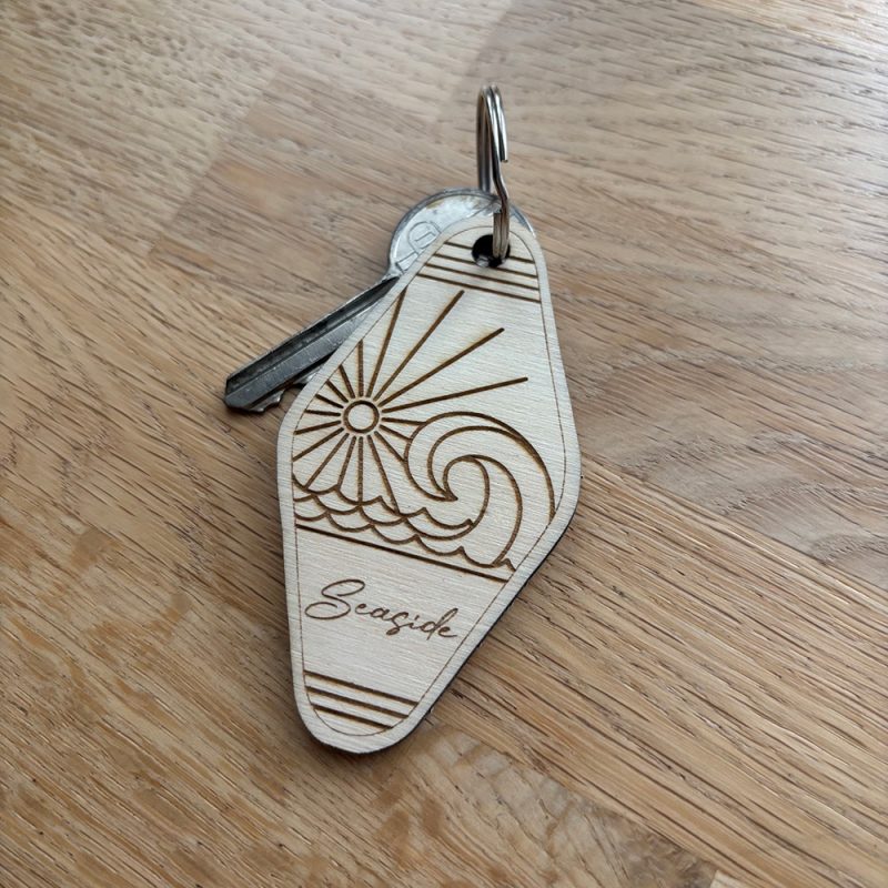 porte-clés en bois