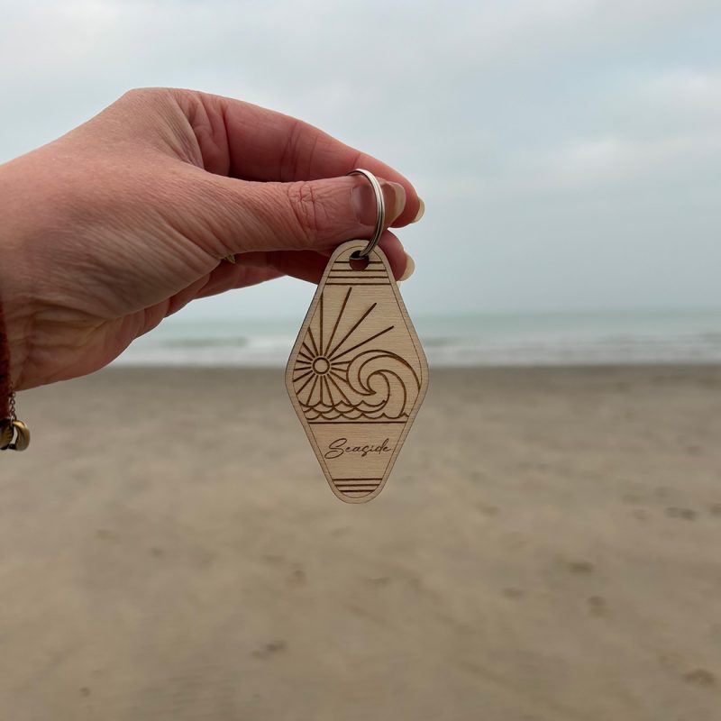 porte-clés en bois