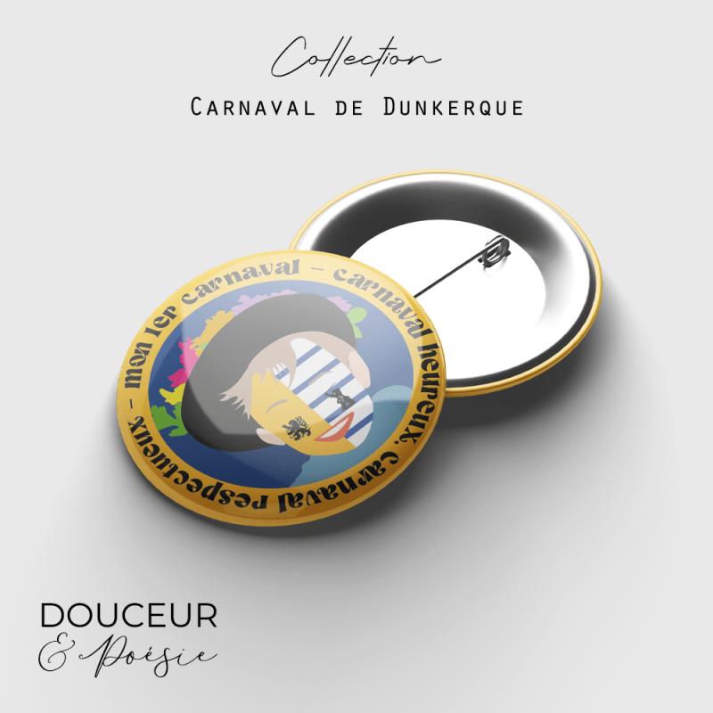 Badge Carnaval - Mon 1er Carnaval 3 badge carnaval de dunkerque