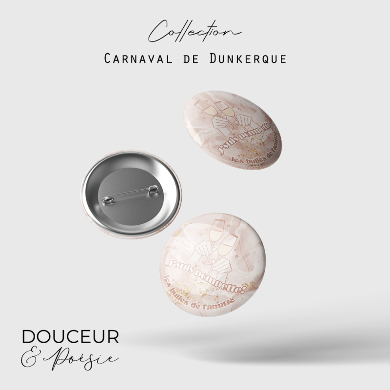 Badge Carnaval de Dunkerque – Pompette 2 badge carnaval