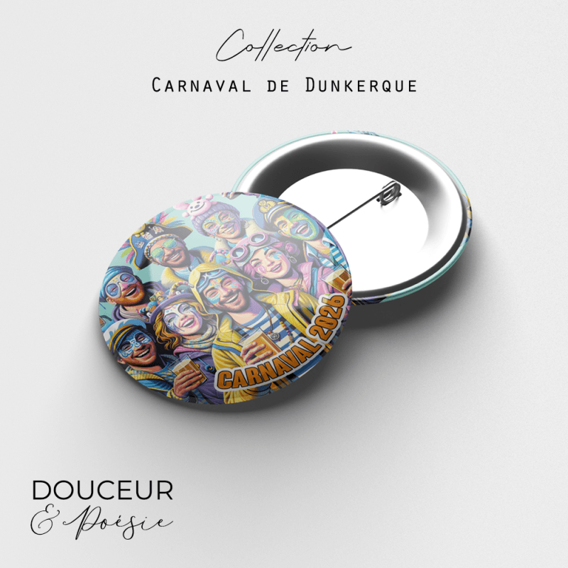 Badge Carnaval Dunkerque 2026 3 Badge carnaval de dunkerque 2026
