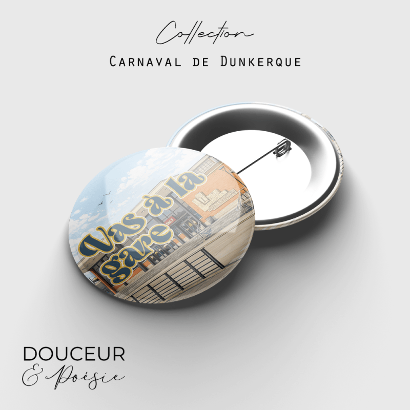 Badge Carnaval de Dunkerque – Gare 3 badge carnaval