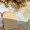 faire-part mariage en bois