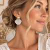 boucles d’oreilles en bois Coquillage